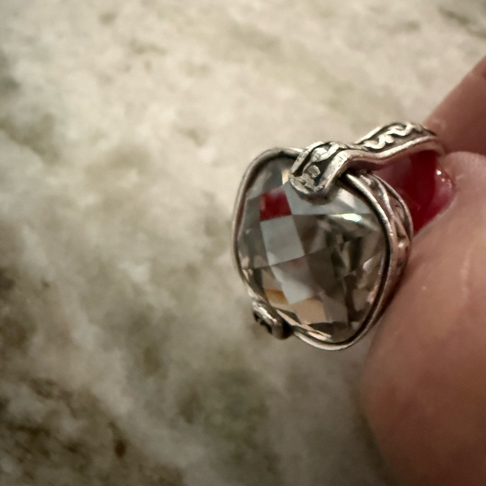 Brighton Silver Crystal Ring